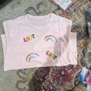 Pride Pink Graphic Tee - Large